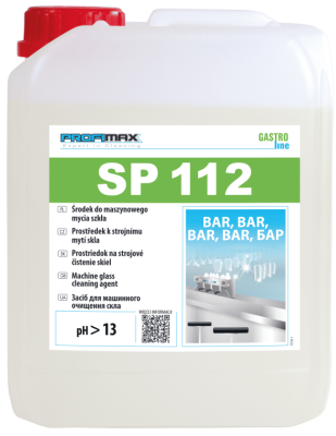 PROFIMAX SP 112 Bar - PROSTŘEDEK PRO STROJOVÉ MYTÍ SKLA A STOLNÍHO NÁČINÍ