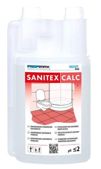 SANITEX CALC- ŚRODEK DO SANITARIATÓW 1 L (W EDYCJI)