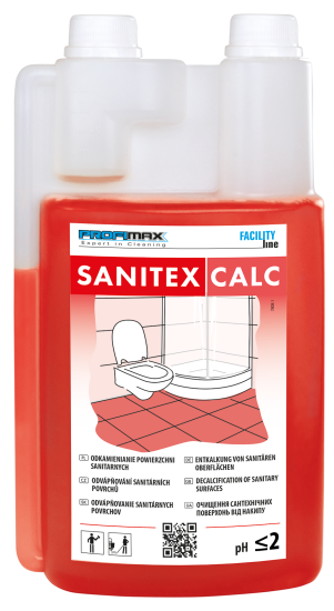 SANITEX CALC- ŚRODEK DO SANITARIATÓW 1 L (W EDYCJI)