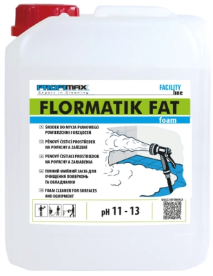 FLORMATIK FAT FOAM - Środek do mycia pianowego powierzchni i urządzeń